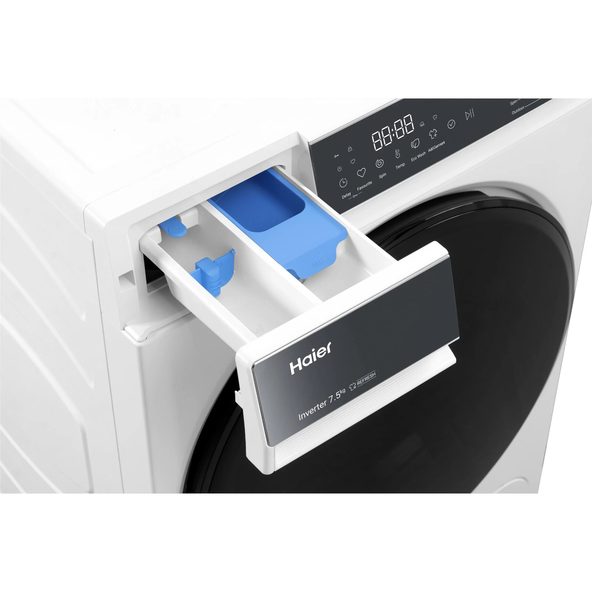 Haier HWF75KW1 300 Series 7.5kg Front Load Washer (White) - Image 5