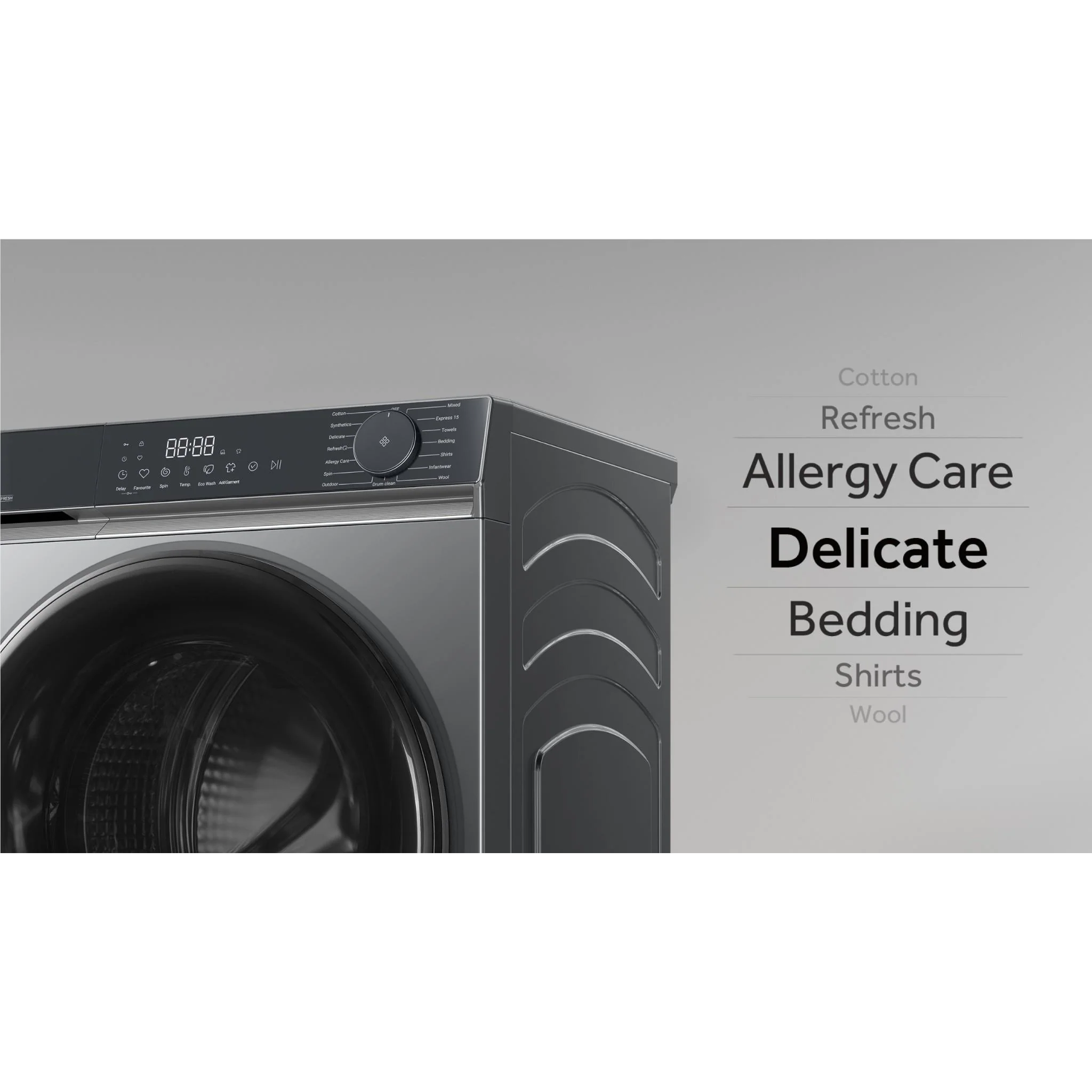 Haier HWF85KB1 300 Series 8.5kg Front Load Washer (Dark) - Image 6