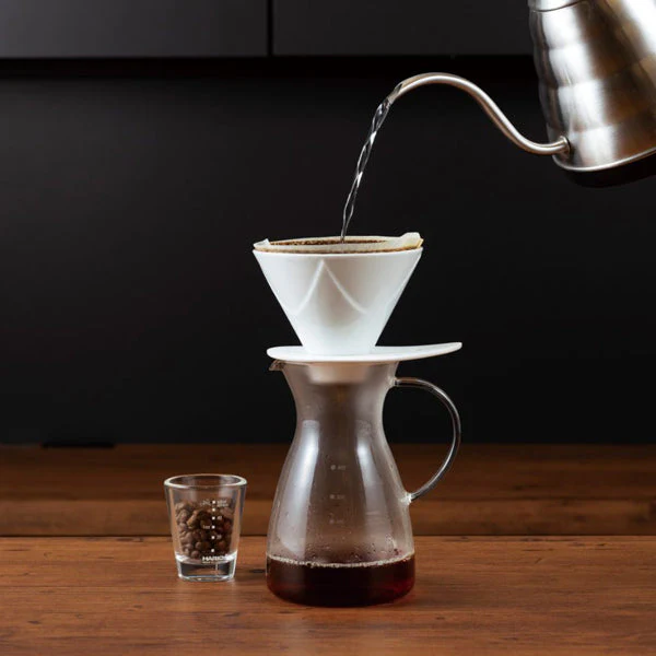 Hario V60 Mugen One Pour Dripper - Ceramic - Image 2