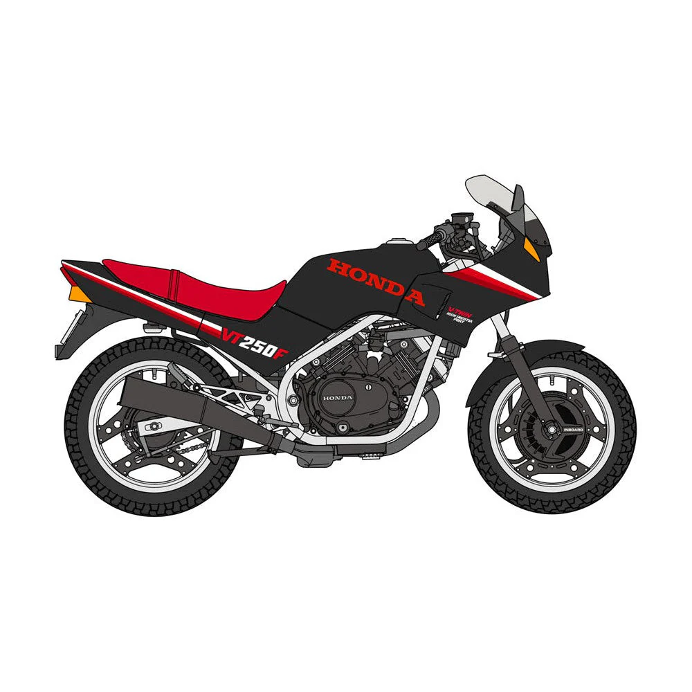 Hasegawa 1/12 Honda VT250F (MC08) (1984) Black - Image 5