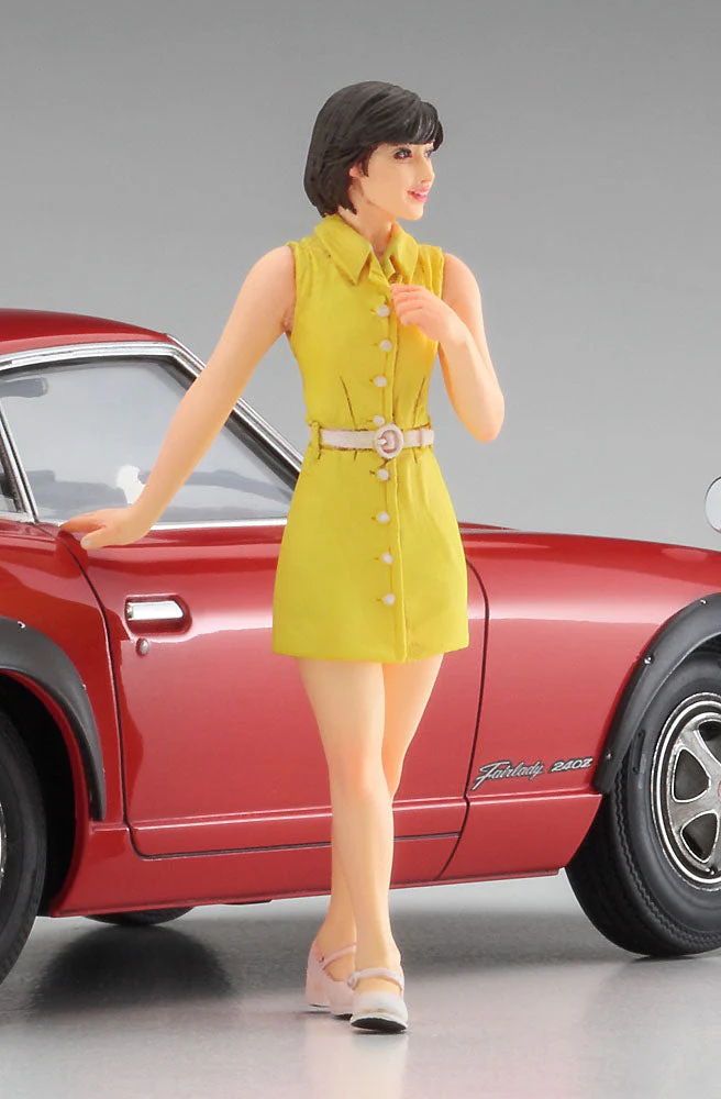 Hasegawa 1/24 Nissan Fairlady 240ZG with 70s Girls Figure - Image 3