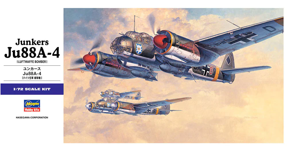 Hasegawa 1/72 Junkers Ju88A-4 (Luftwaffe Bomber) - Image 3