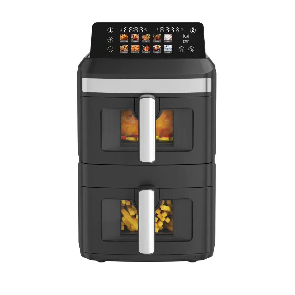 Healthy Choice 13L Dual Zone 2300W Double Stack Air Fryer with Foldable Top Display - Image 3