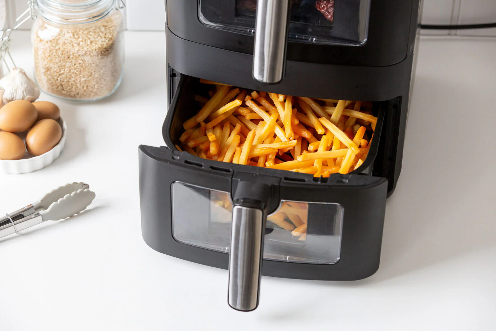 Healthy Choice 13L Dual Zone 2300W Double Stack Air Fryer with Foldable Top Display - Image 6