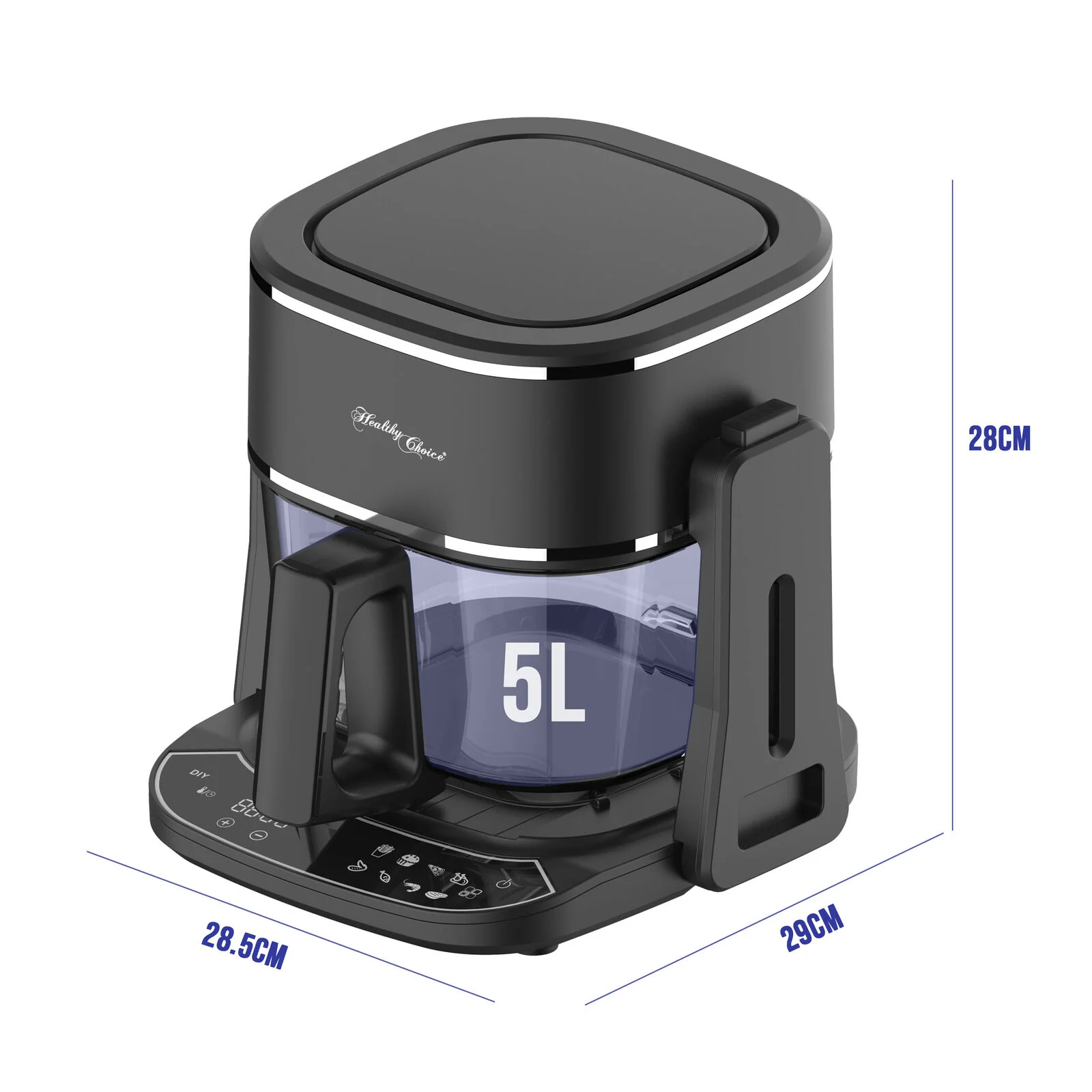 Healthy Choice 2in1 Air Fryer and Grill 5L - Image 3