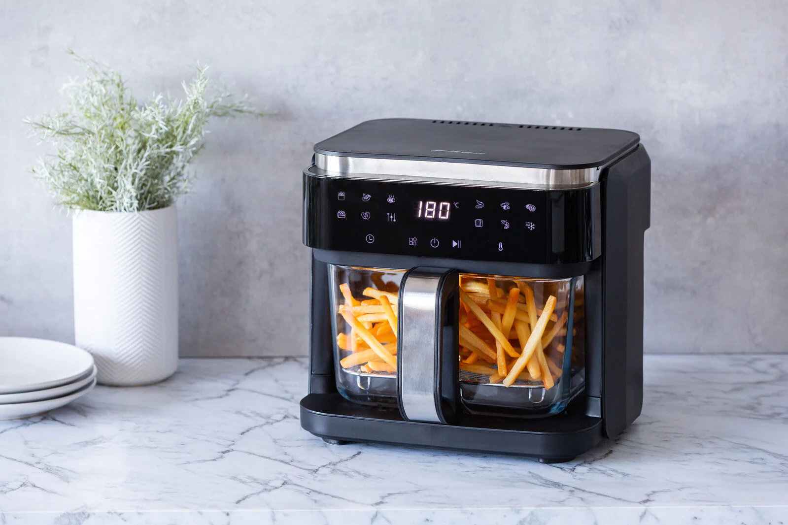 Healthy Choice 6L Digital Air Fryer with Glass Basket - Image 7