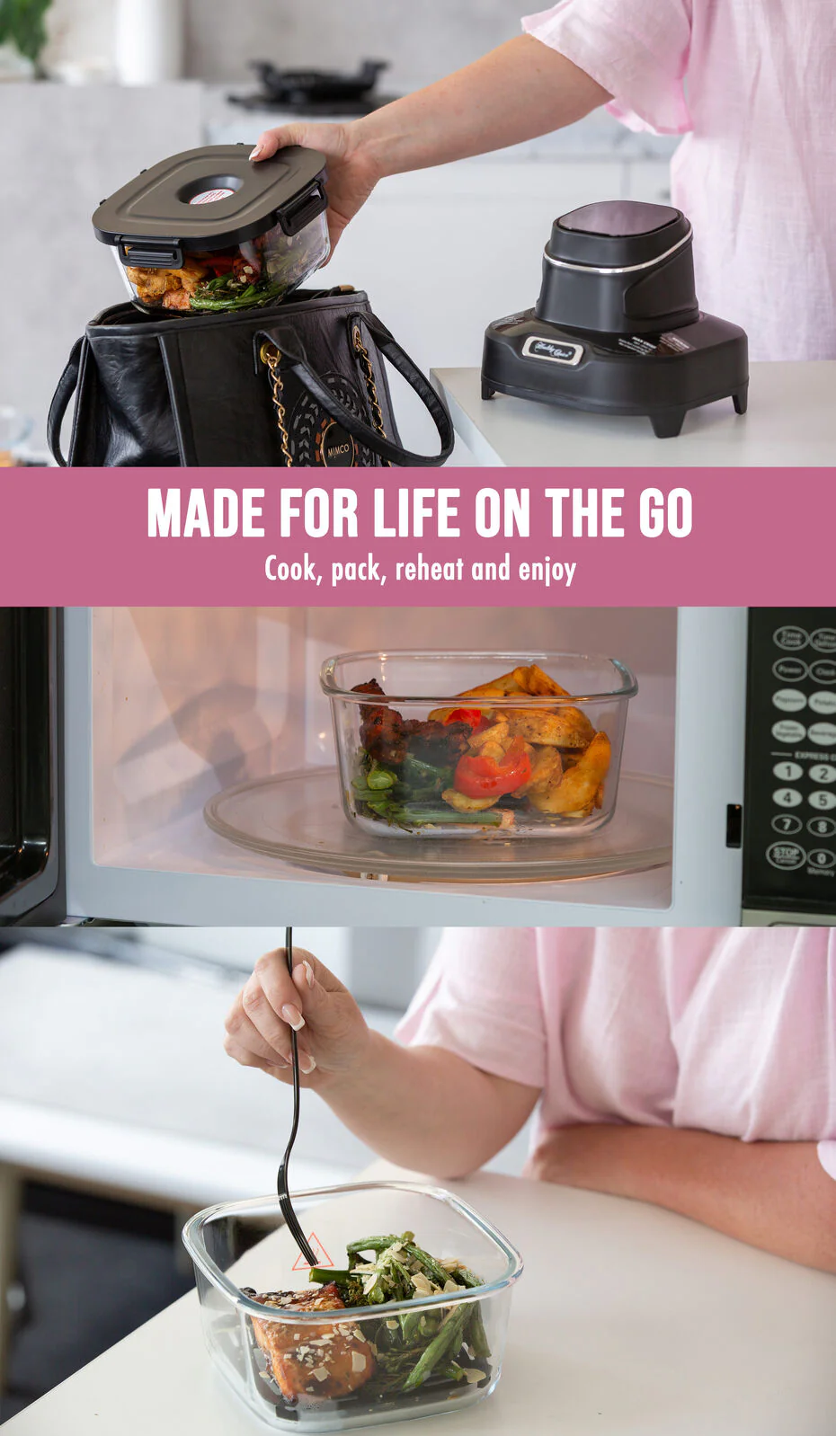 Healthy Choice Crisp N Go Air Fryer Dual Glass Bowl 4.5L - Image 4