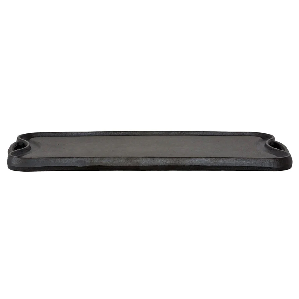 Healthy Choice Oil-Seasoned Reversible Cast Iron Griddle/Grill Plate 50x25cm - Image 6