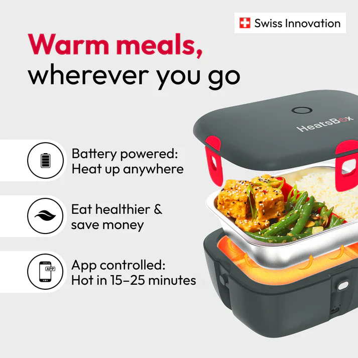 HeatsBox Go Smart heating Lunchbox - Image 2