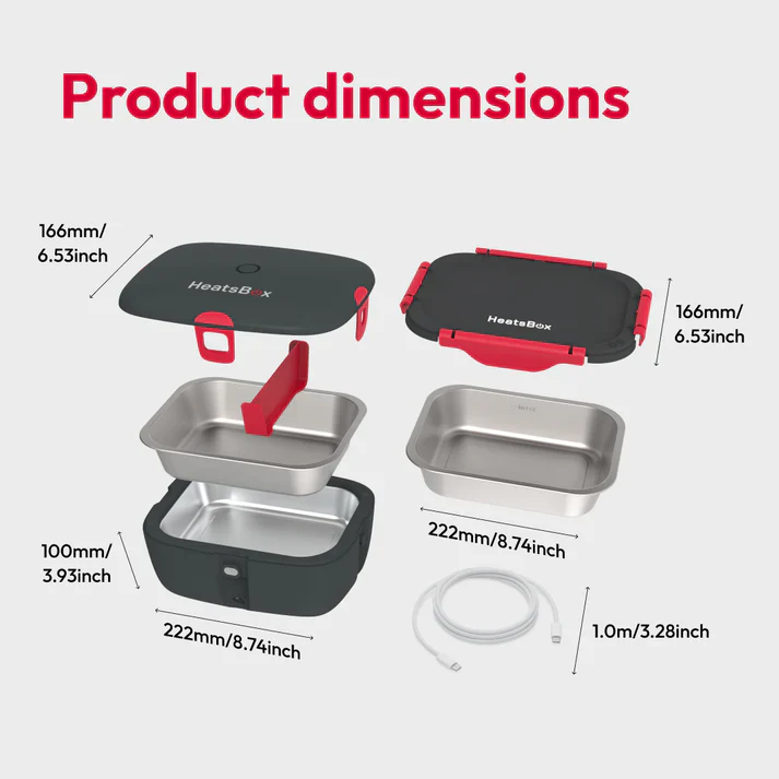 HeatsBox Go Smart heating Lunchbox - Image 9