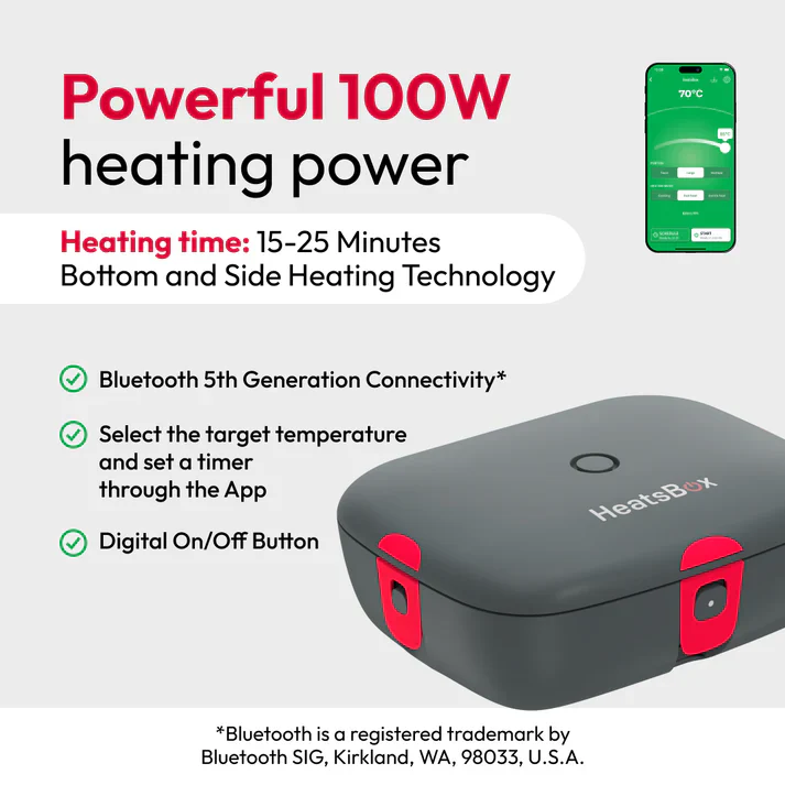 HeatsBox Style+ Smart heating Lunchbox - Image 6