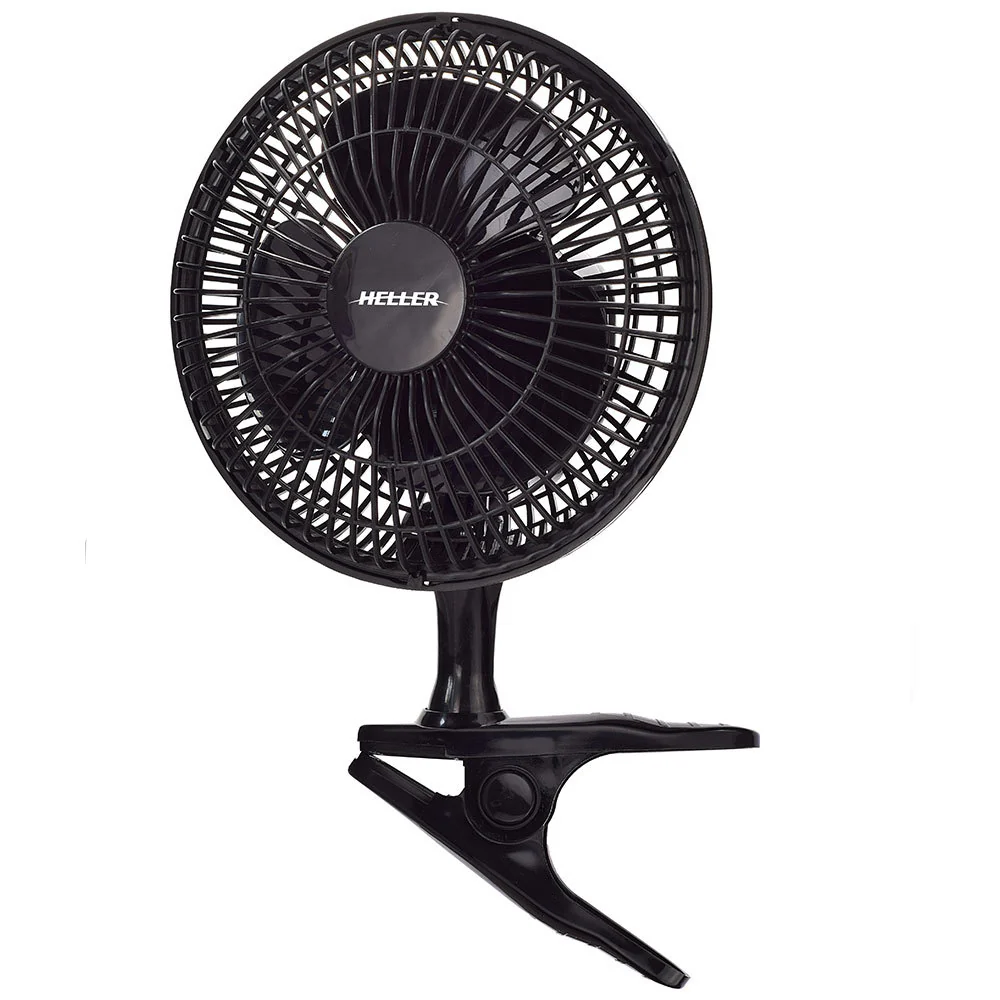 Heller 15cm Desk/Personal/Clip Fan/Tilt/Air Cooling/Cooler Black - Image 3