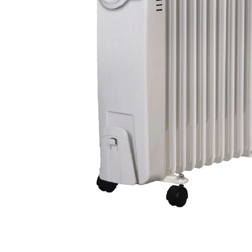 Heller 2400W Portable Electric Oil Heater Heating 11 FIN 24h Timer (White) - Image 2