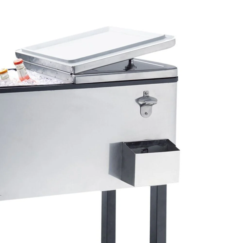 Heller Alfresco 80L Ice Drink Cooler Cart Trolley - Image 3