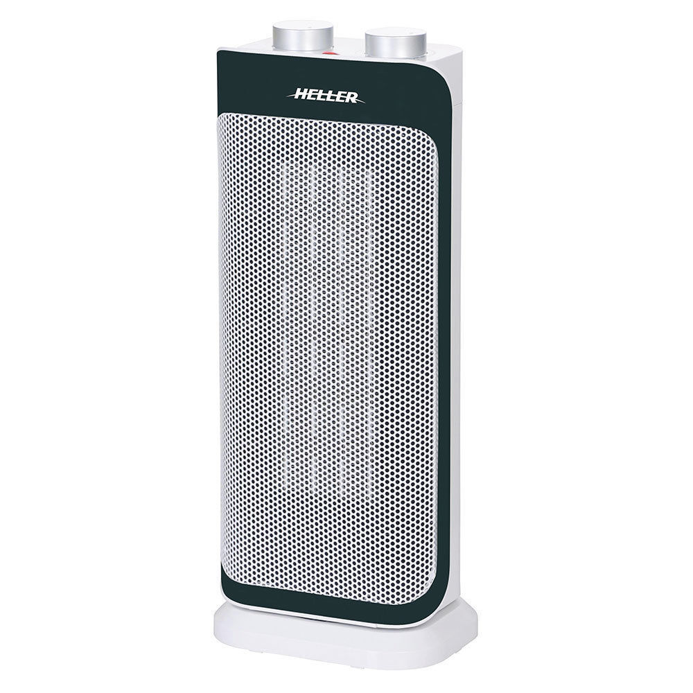 Heller Electric Portable Ceramic Automatic Oscillating Fan Heater - Image 2