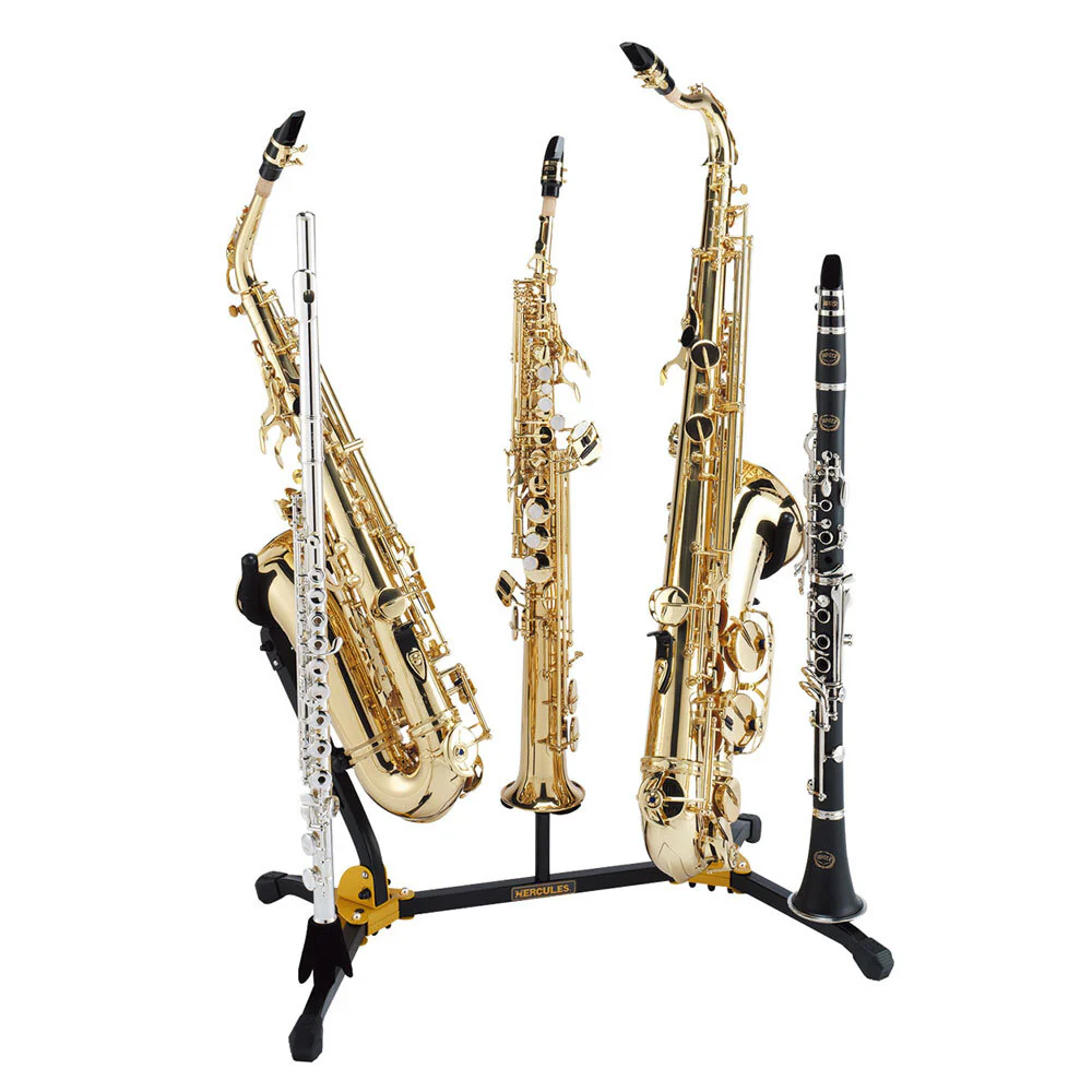 Hercules Alto/Tenor Soprano Saxophone and Flute/Clarinet Stand - Image 2