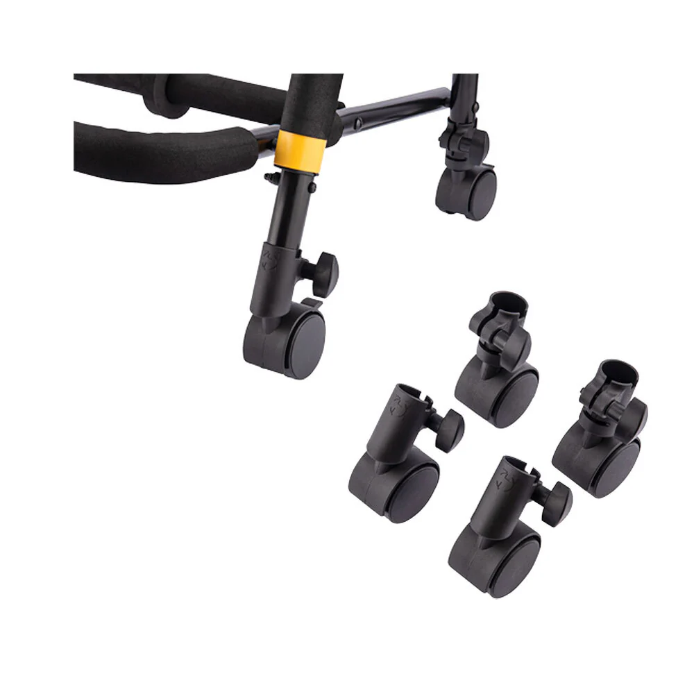Hercules GS523B Plus Multi Guitar Stand Rack with Casters - Image 4