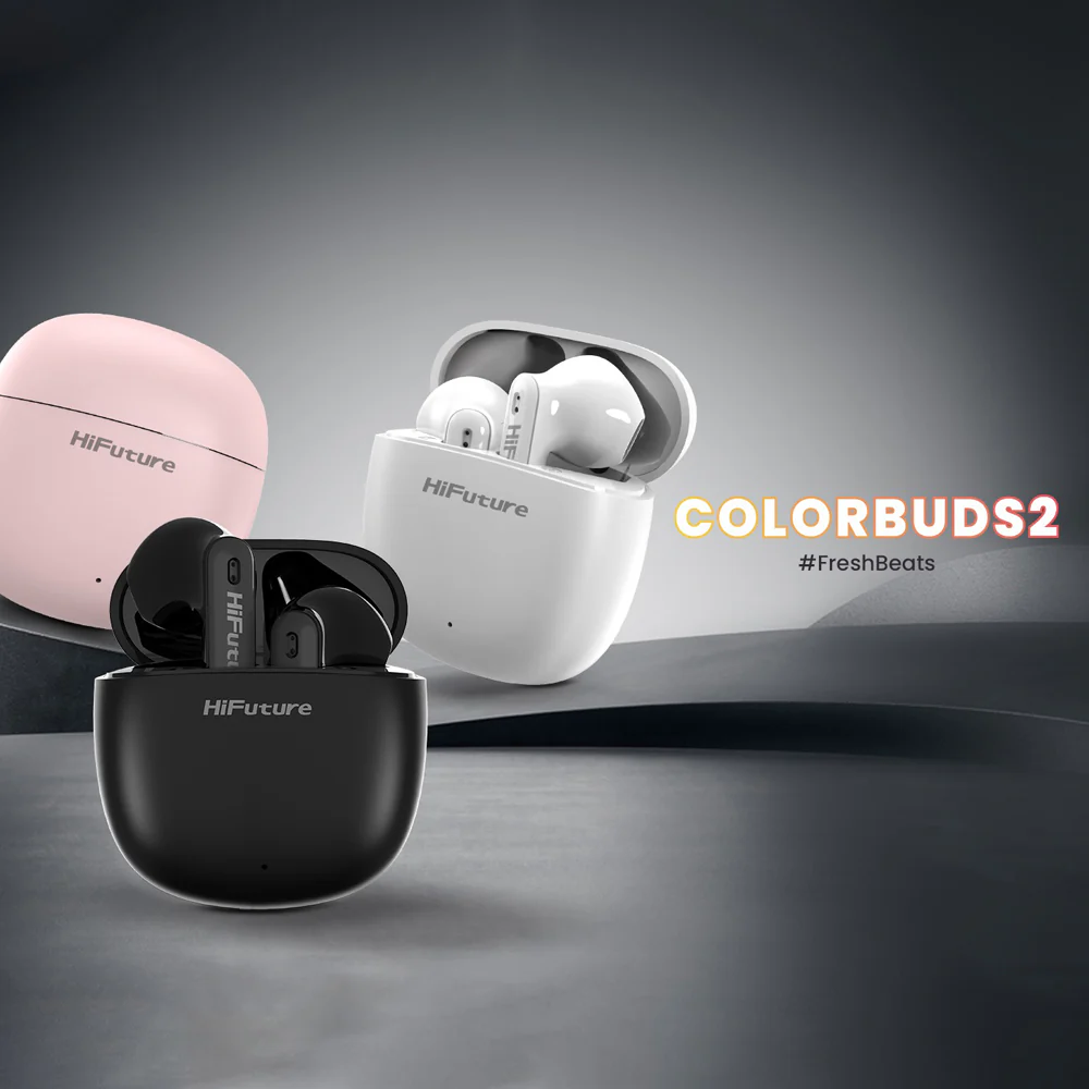 HiFuture ColourBuds2 True Wireles Earbuds (Pink) - Image 4