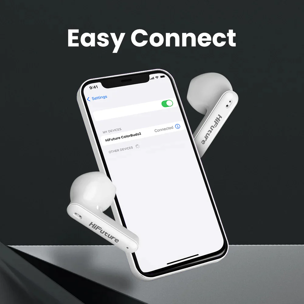 HiFuture ColourBuds2 True Wireless Earbuds (White) - Image 10