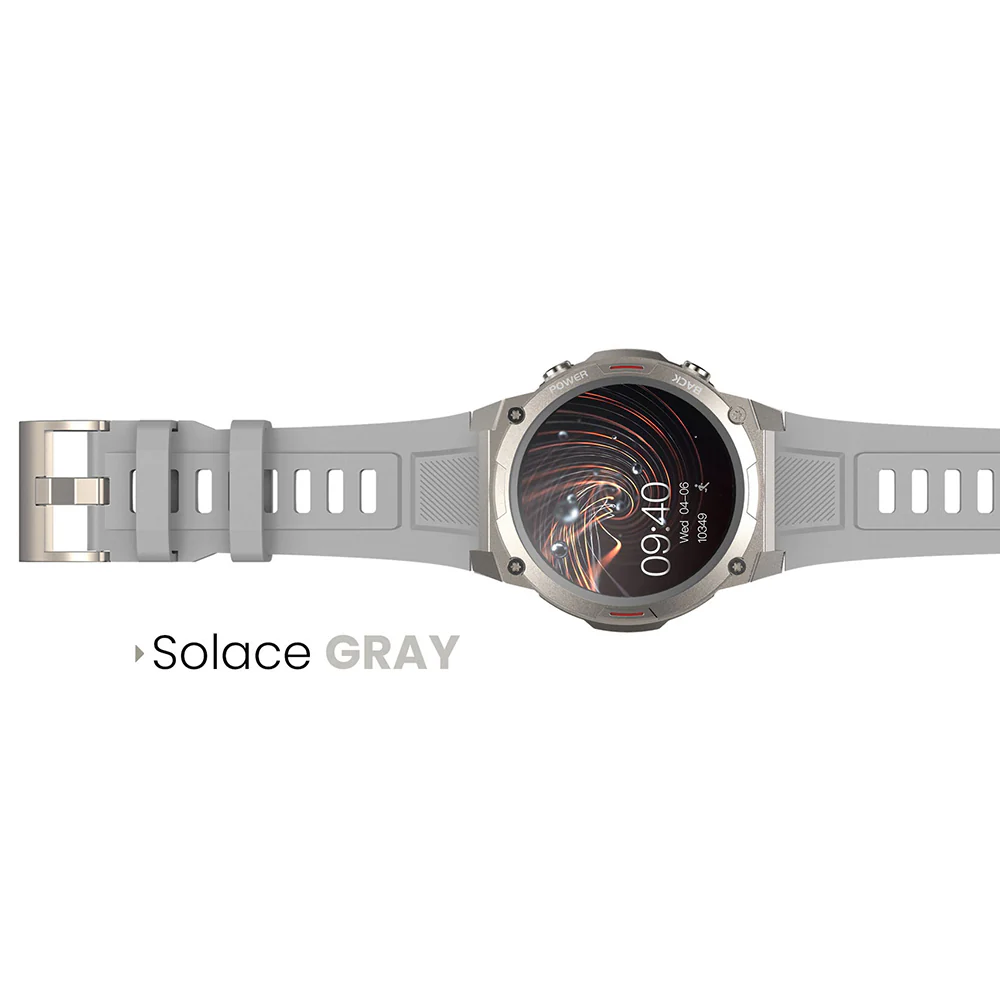 HiFuture FutureGo Mix2 AMOLED Smartwatch (Solace Grey) - Image 3