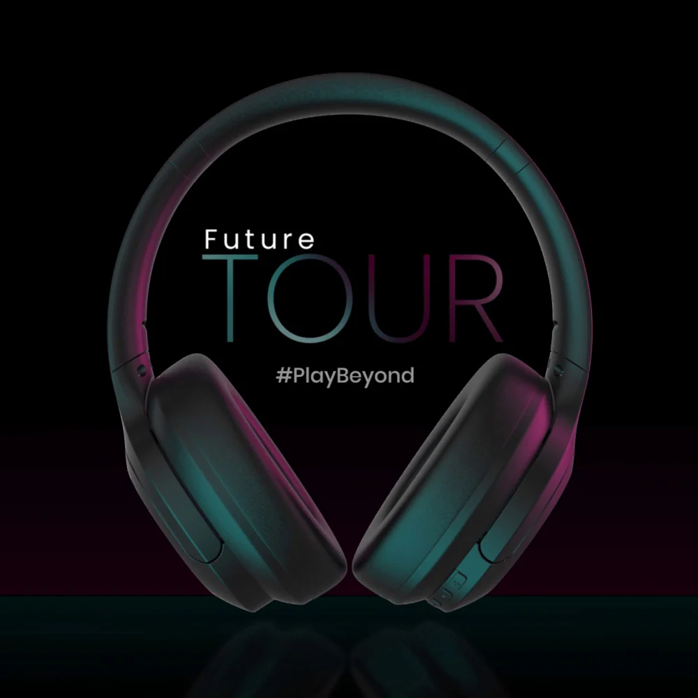 HiFuture FutureTour Noise Cancelling Headphones (Black) - Image 6