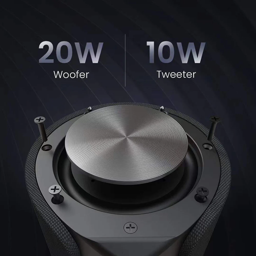 HiFuture Ripple 20W Portable Bluetooth Speaker (Blue) - Image 7