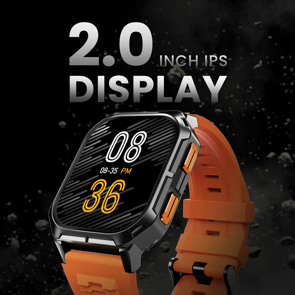 HiFuture Ultra3 Sports & Fitness Smartwatch (Carmine Orange) - Image 5