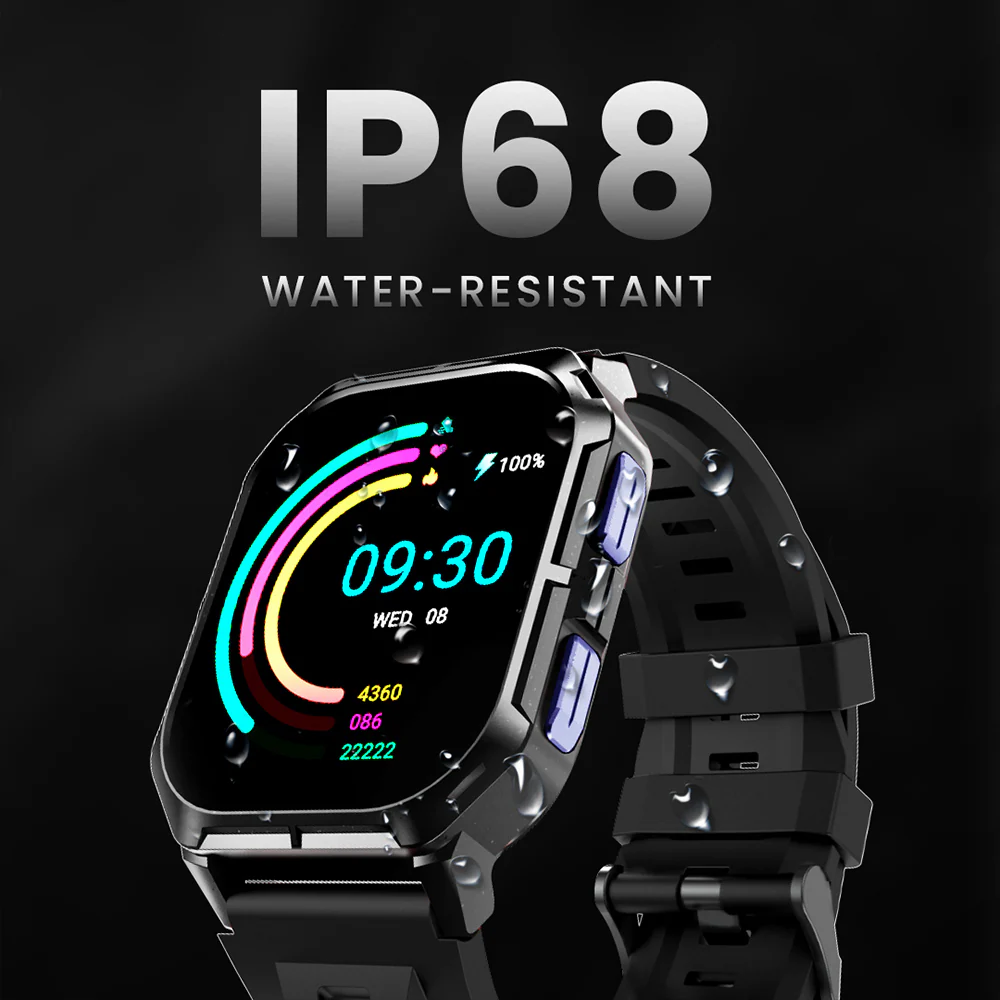 HiFuture Ultra3 Sports & Fitness Smartwatch (Carmine Orange) - Image 6