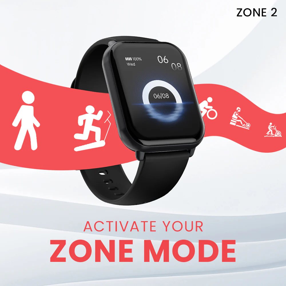 HiFuture Zone2 Everyday Smartwatch (Black) - Image 8