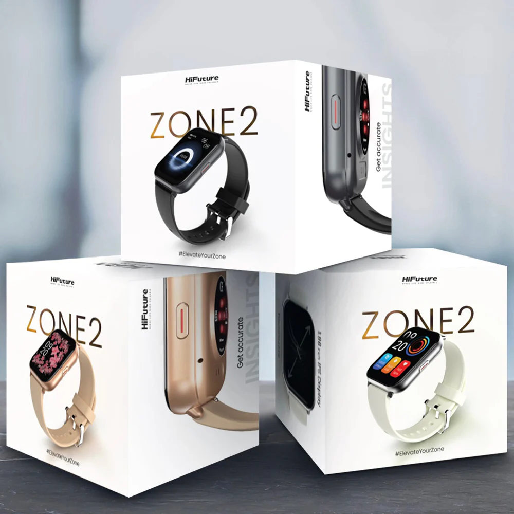 HiFuture Zone2 Smartwatch - Silver - Image 4