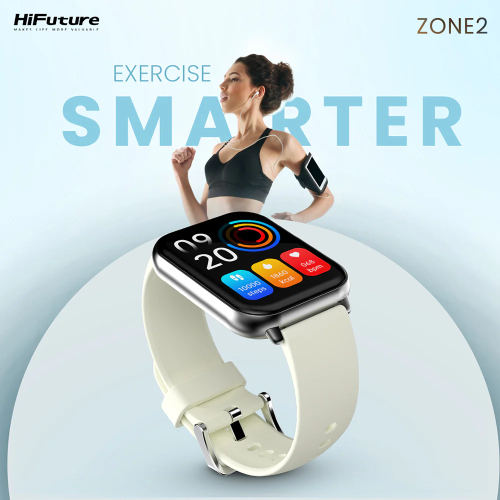 HiFuture Zone2 Smartwatch - Silver - Image 9