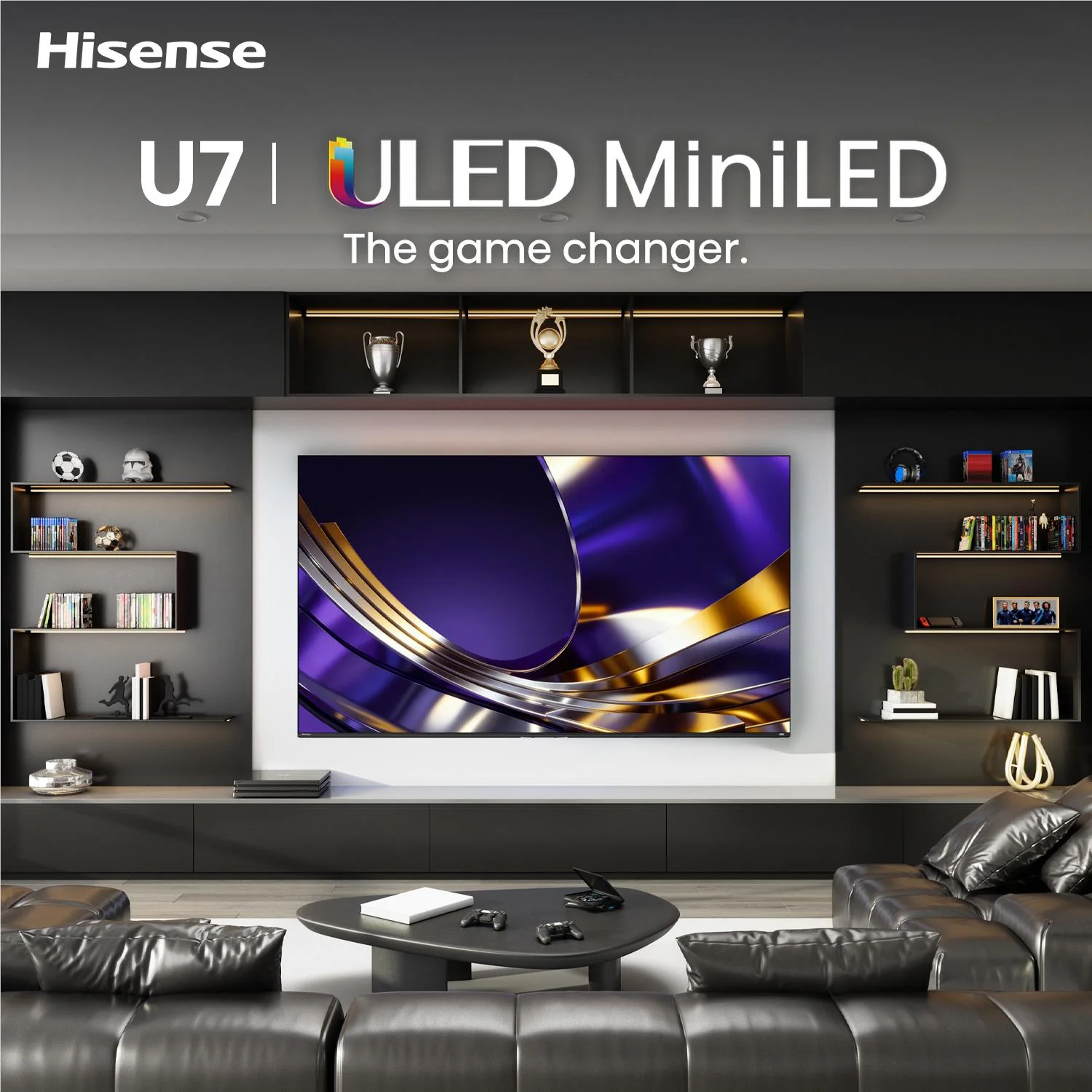 Hisense 100" U7SAU Mini LED Hi-QLED 4K Smart AI TV [2026] - Image 6