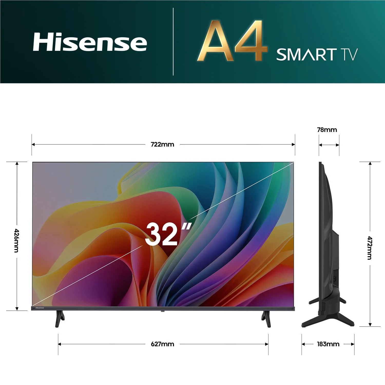 Hisense 32" A4SAU HD Smart TV [2026] - Image 5