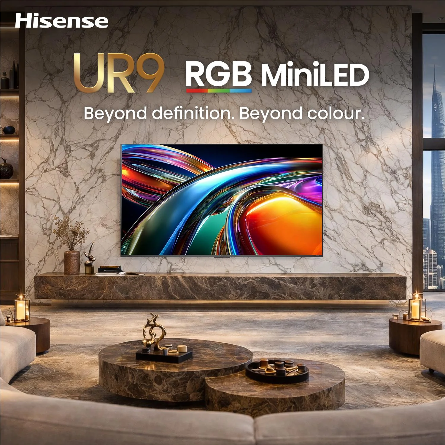 Hisense 65" UR9SAU ULED 4K UHD RGB Mini-LED Smart TV [2026] - Image 6
