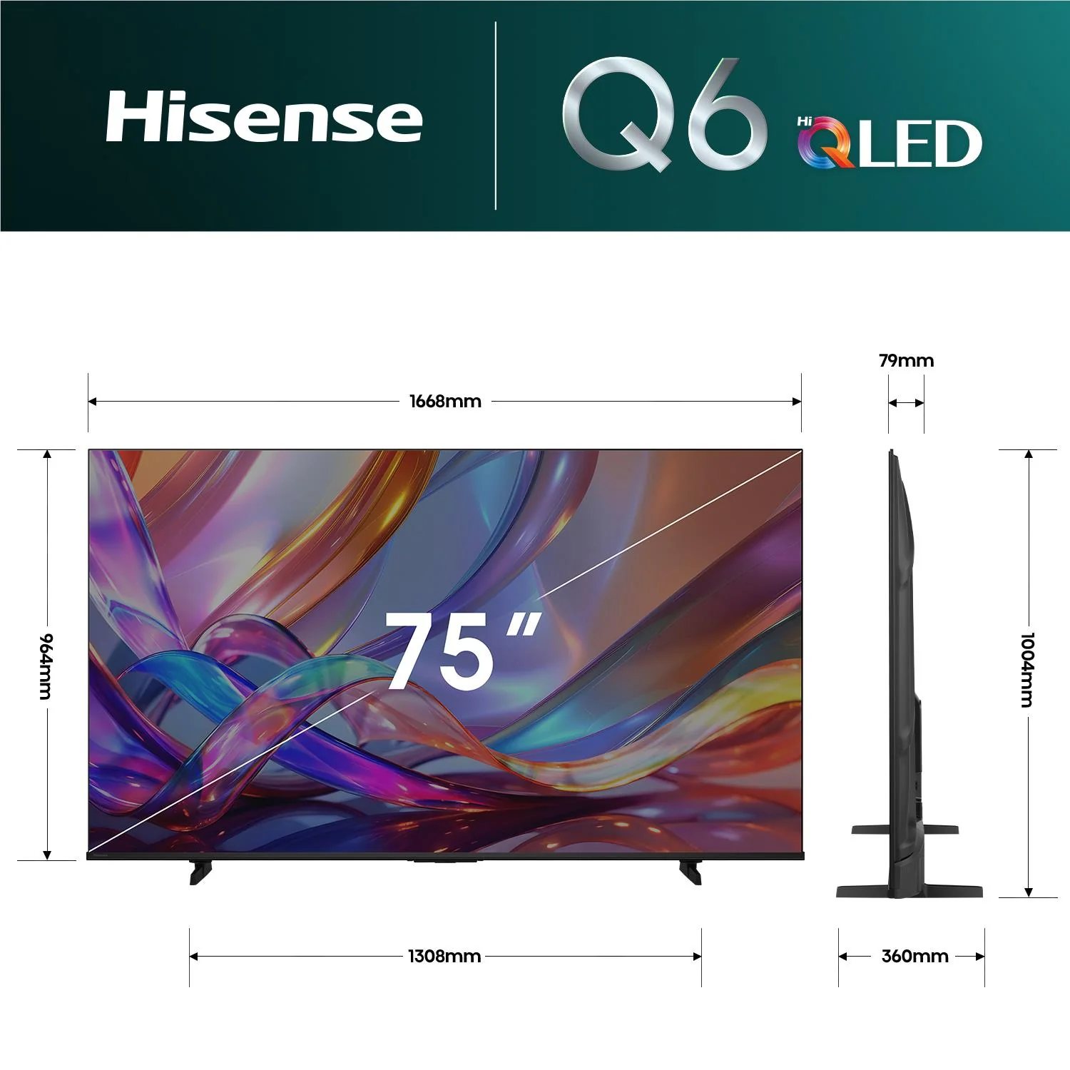 Hisense 75" Q6SAU 4K Hi-QLED Smart TV [2026] - Image 5