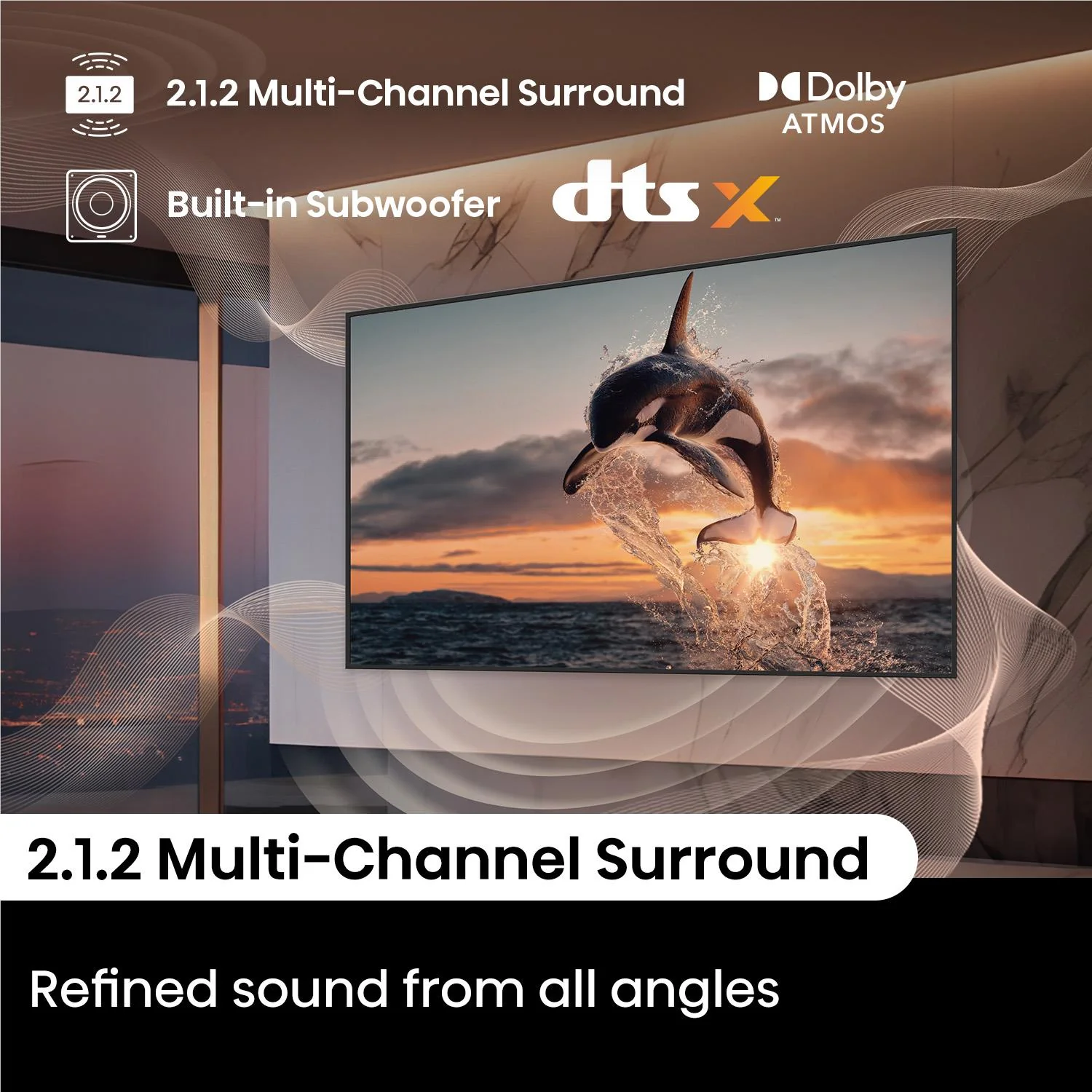 Hisense 75" U8NAU 4K  ULED QD Mini-LED PRO Smart TV [2024] - Image 4
