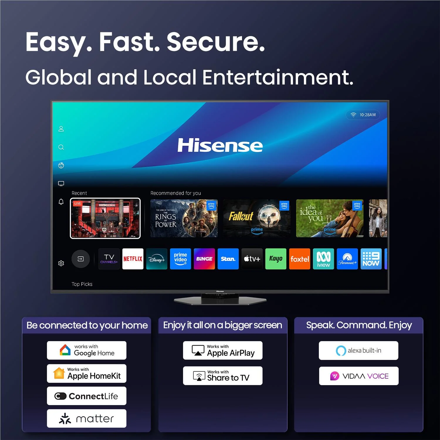 Hisense 85" U8QAU 4K ULED Mini-LED Smart TV [2025] - Image 10