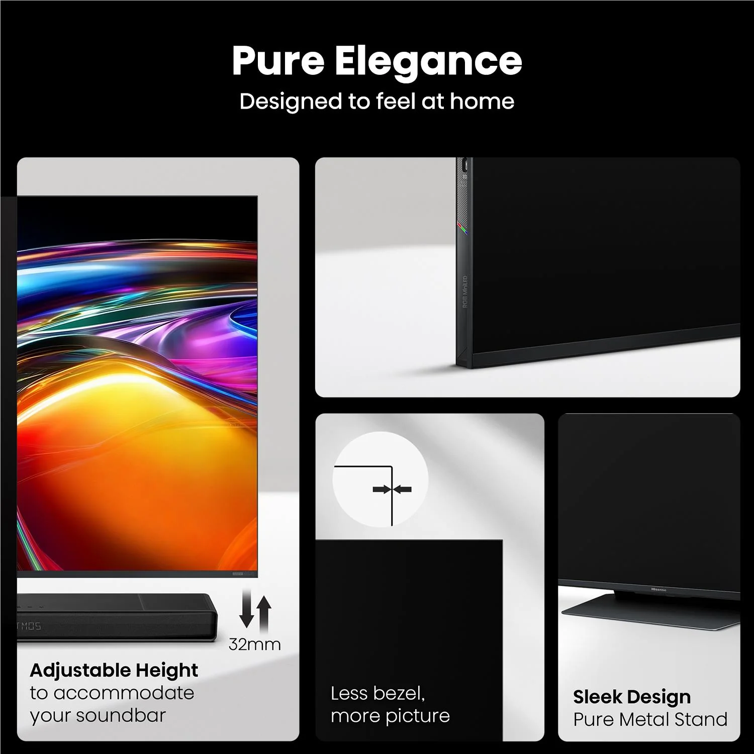 Hisense 85" UR9SAU ULED 4K UHD RGB Mini-LED Smart TV [2026] - Image 13