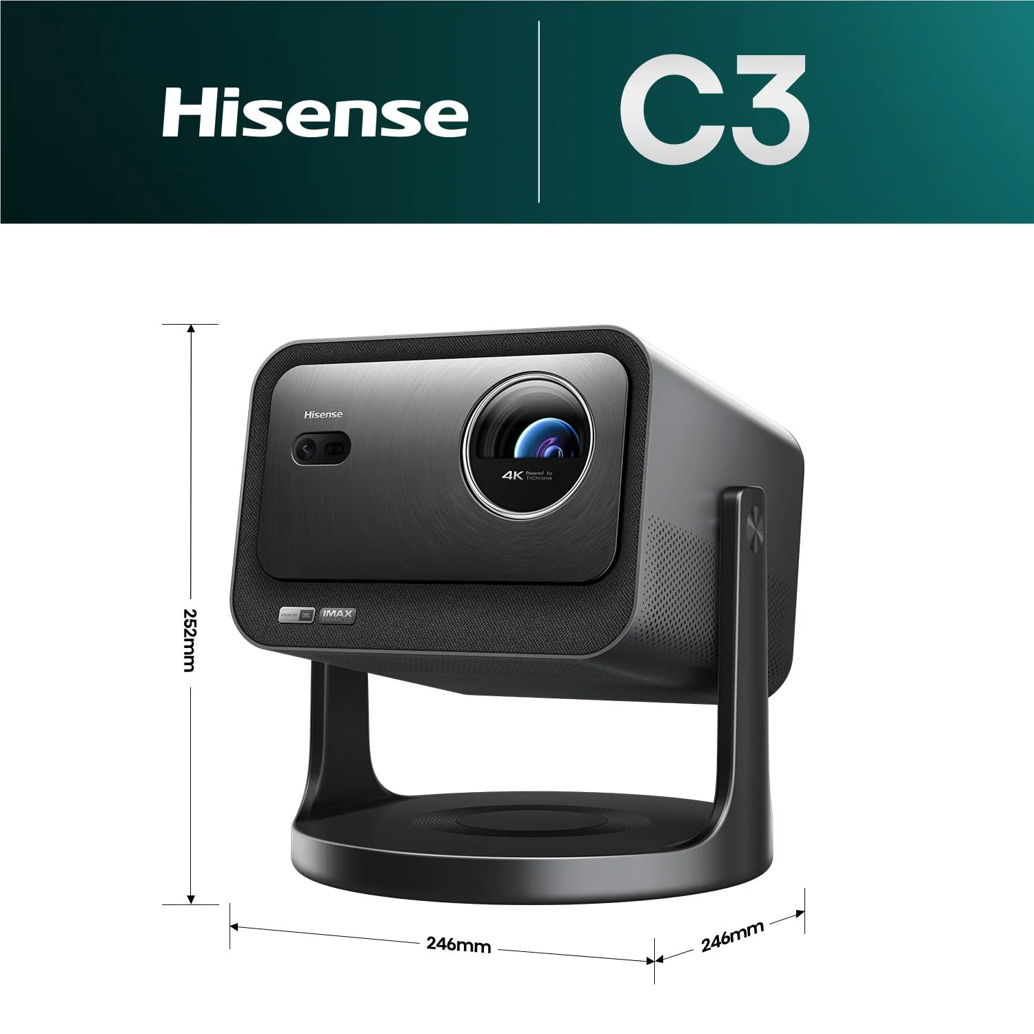 Hisense C3 65"-300" 4K Triple Laser Projector - Image 2