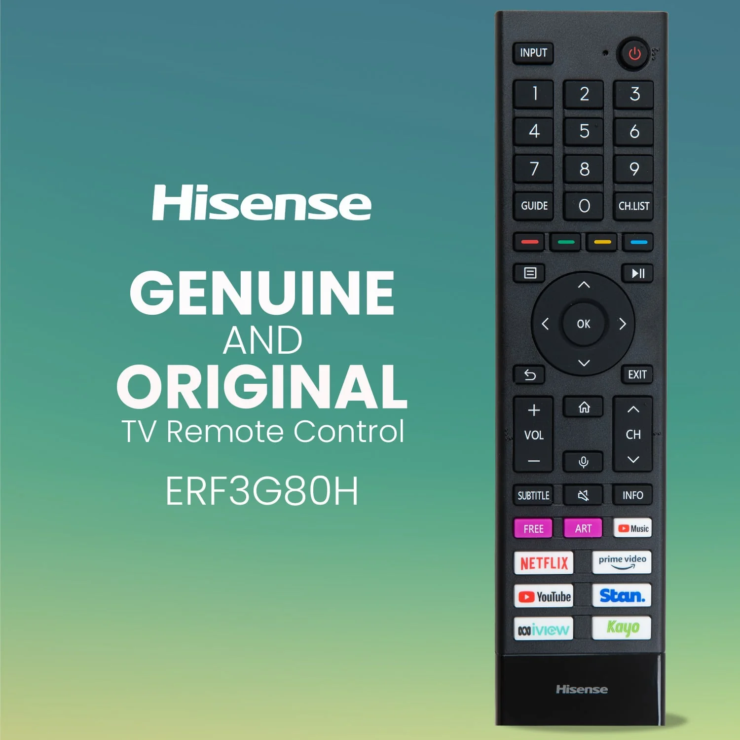 Hisense ERF3G80H TV Remote Control Original - Image 4