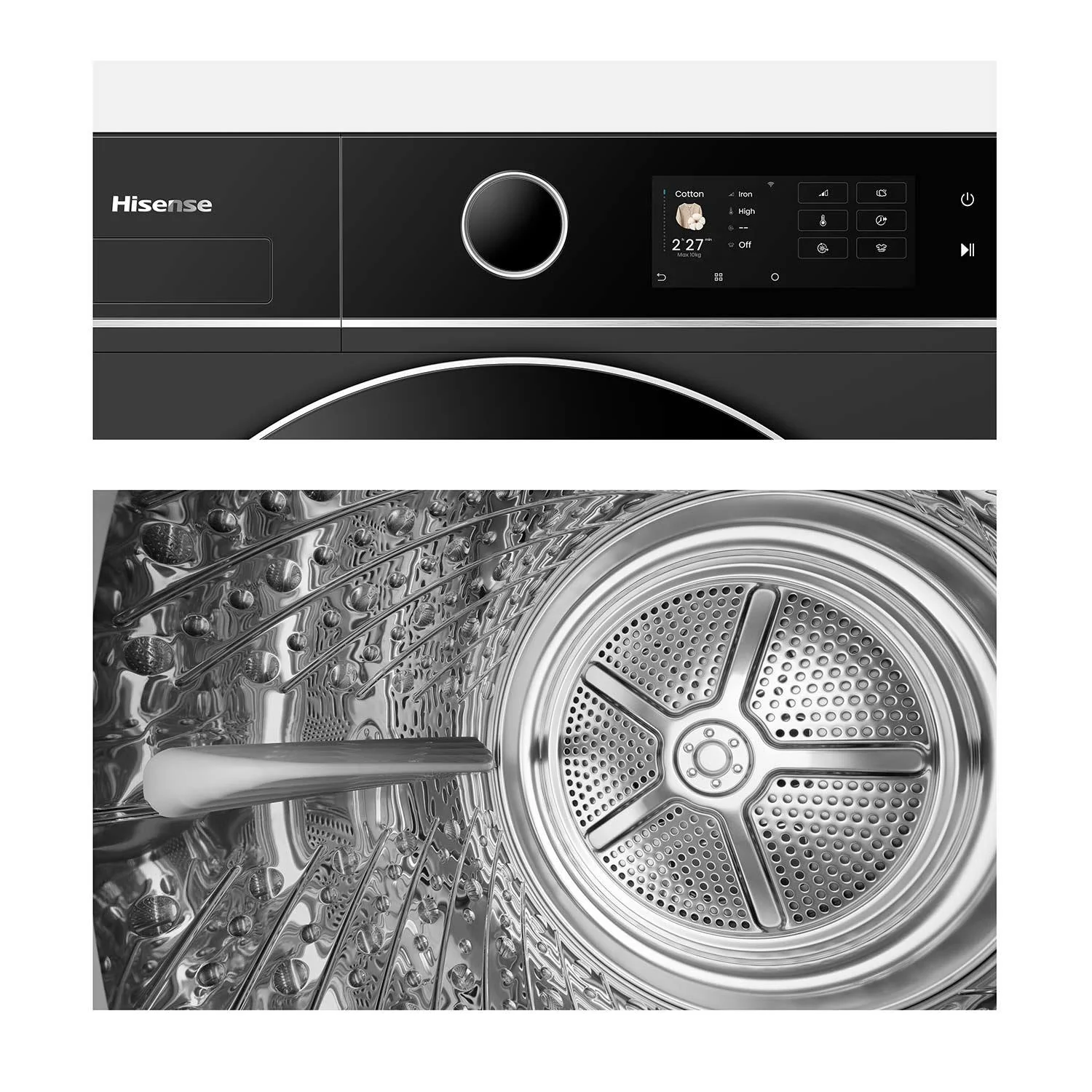 Hisense HDF8I10HB 8i Series 10kg Heat Pump Dryer - Image 7