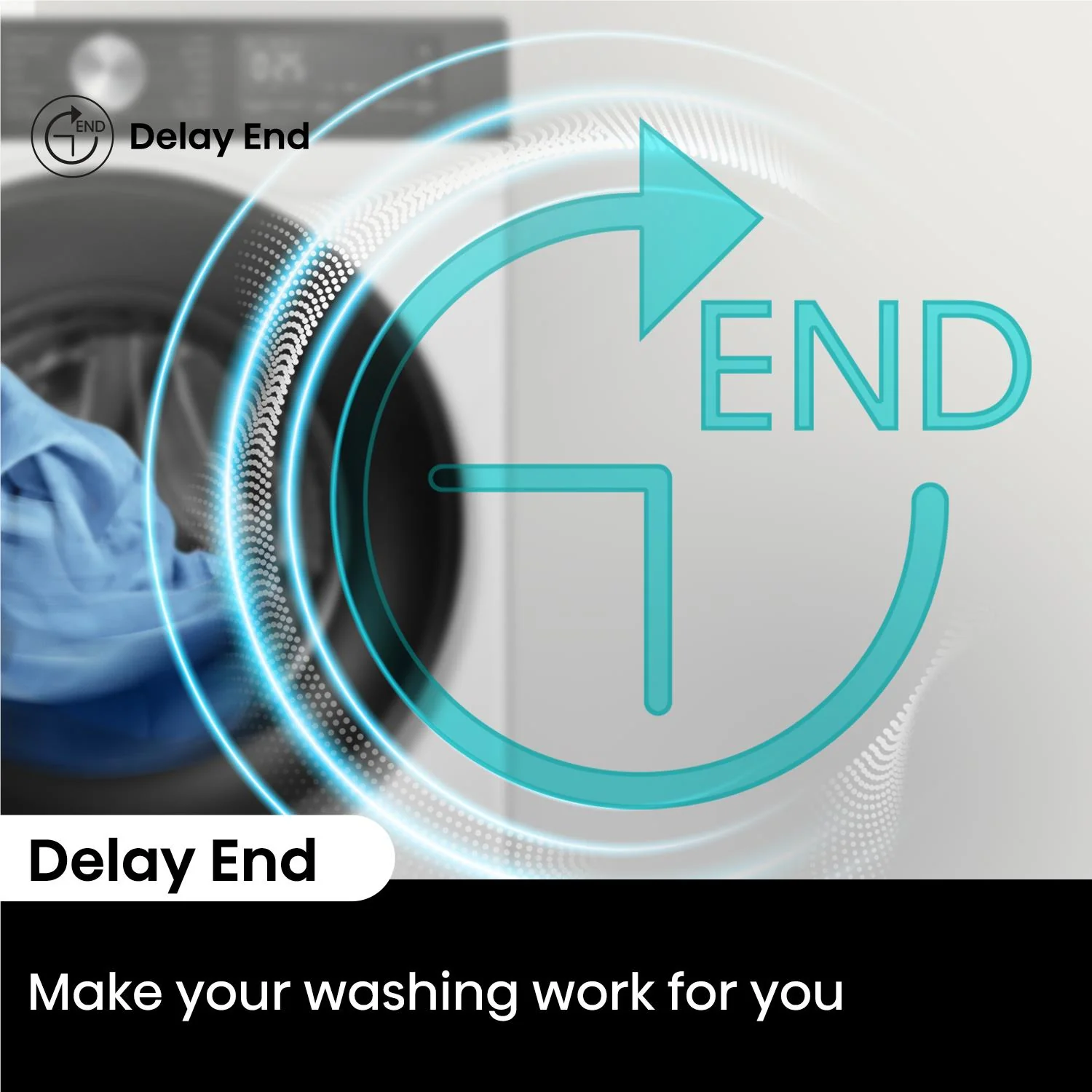 Hisense HWF3S8514X Series 3S 8.5kg Front Load Washing Machine (White) - Image 5