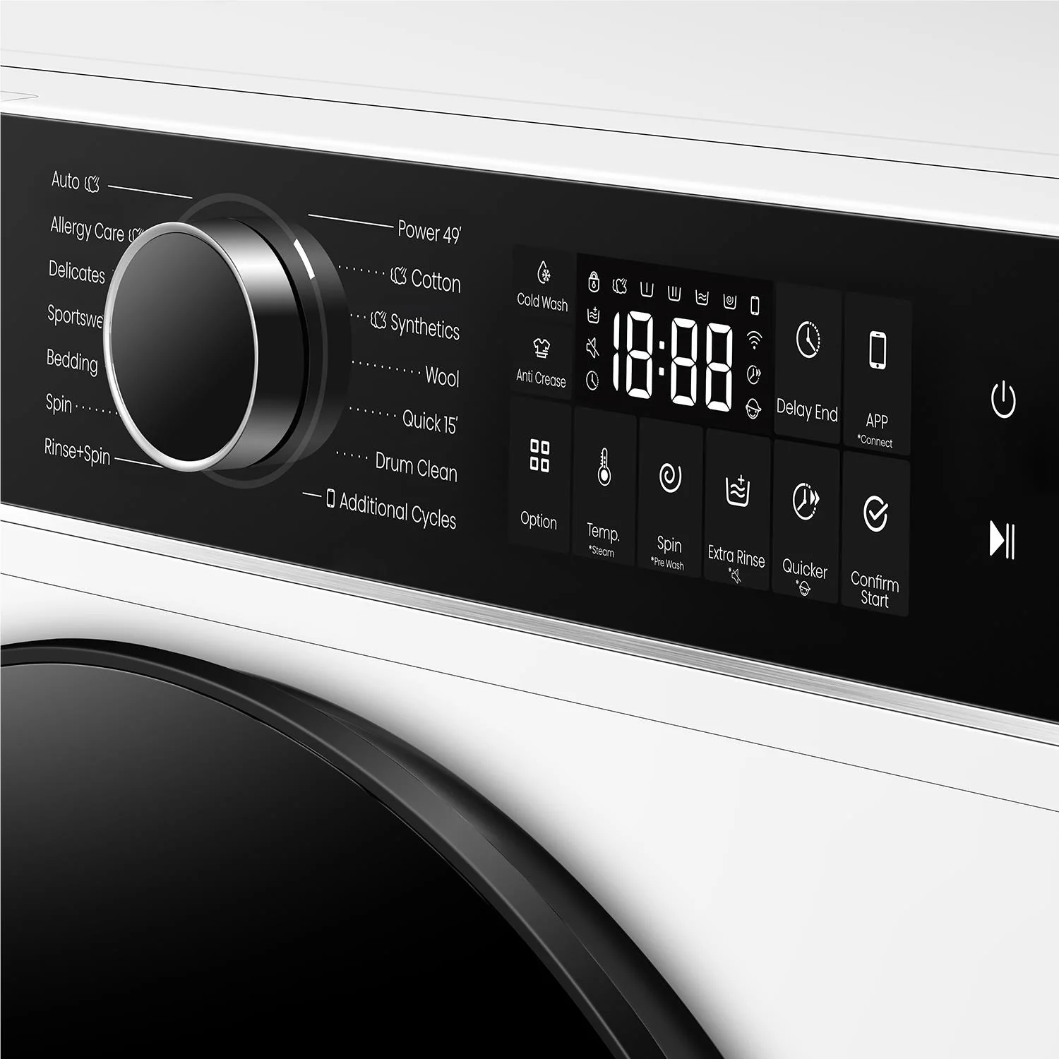 Hisense HWF5i1215 Series 5I 12kg Pure Flat Front Load Washing Machine - Image 2