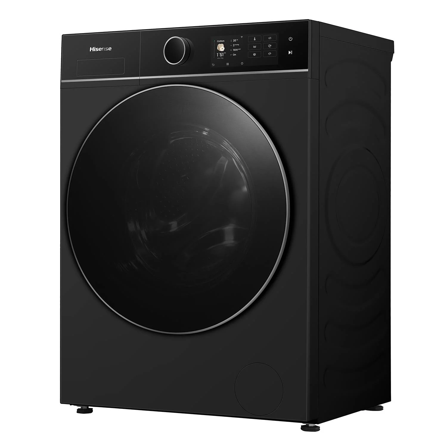 Hisense HWF8i1015BX Series 8I 10kg TFT Front Load Washer (Charcoal Black) - Image 8