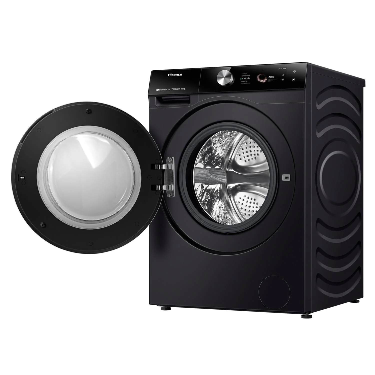 Hisense HWF9S1214BX Series 9S 12kg TFT Front Load Washer (Charcoal Black) - Image 13