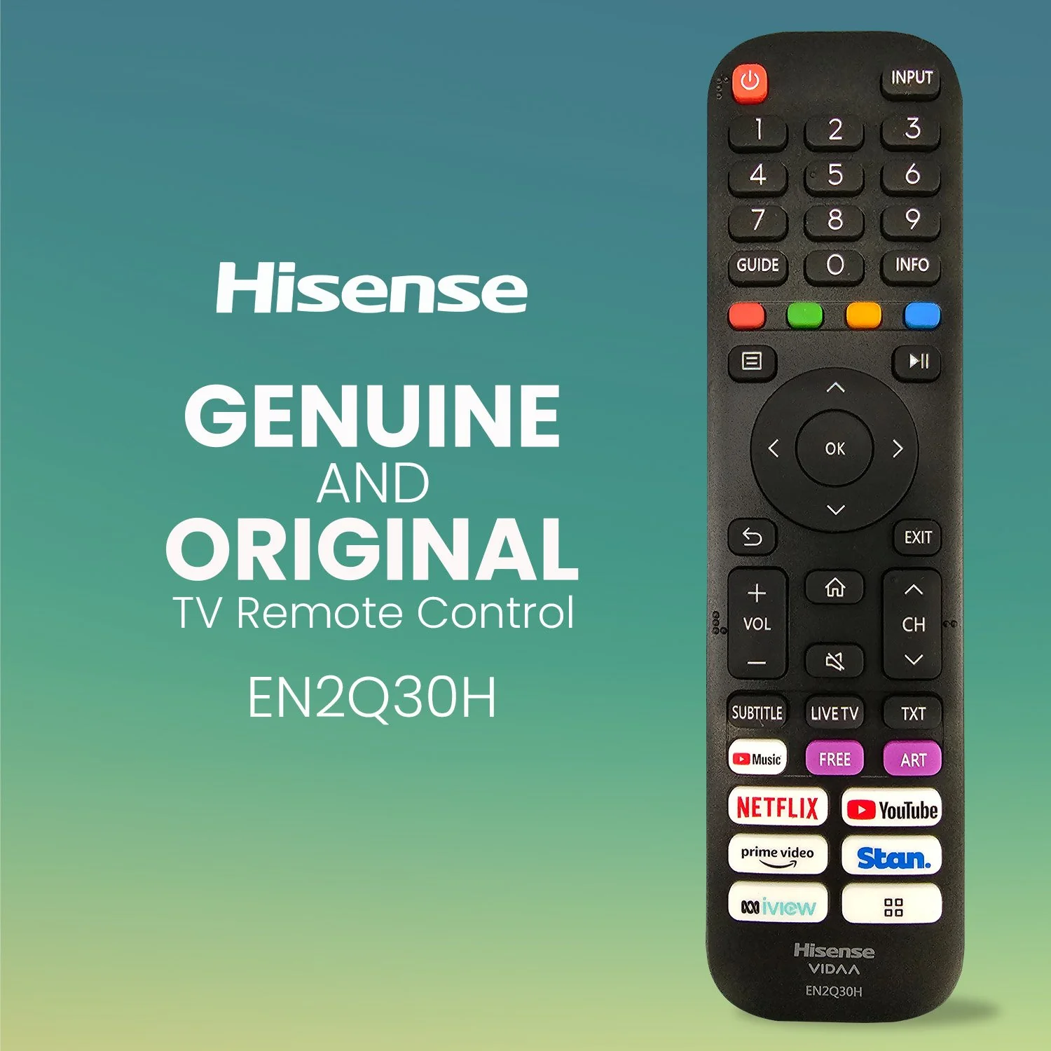 Hisense Replacement TV Remote (EN2Q30H) - Image 3