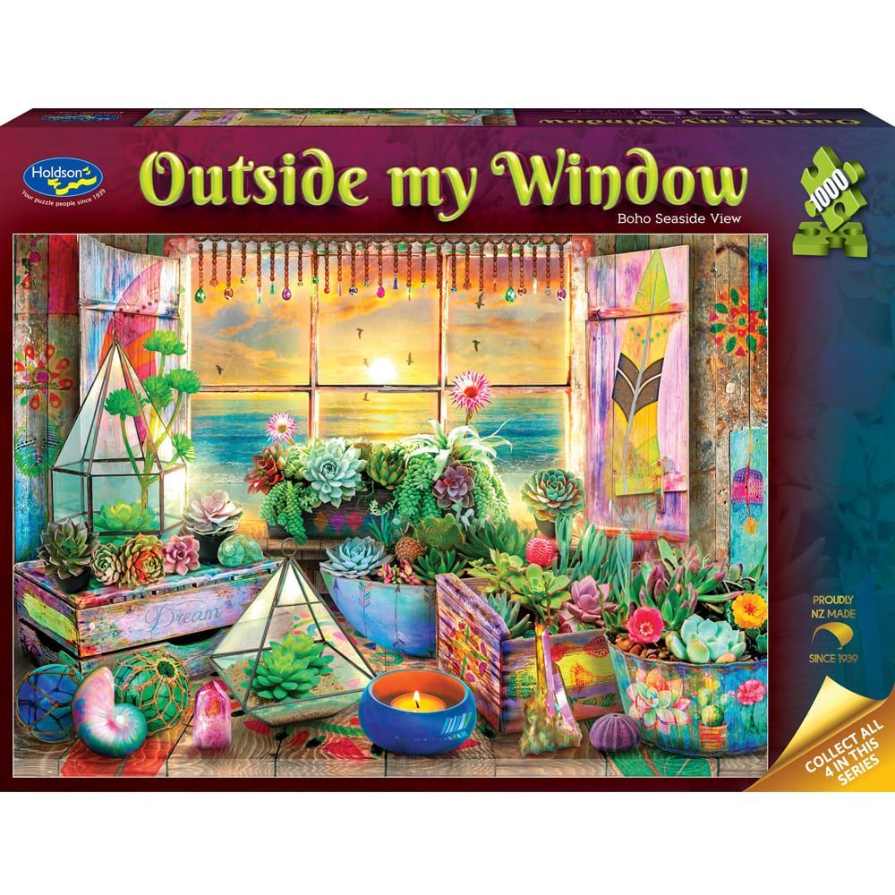 Holdson 1000pc Outside My Window Boho Puzzle - Image 3