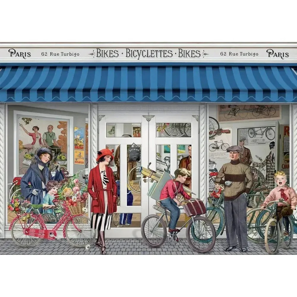 Holdson 1000pc Victorian Day Out Bikes Puzzle - Image 2