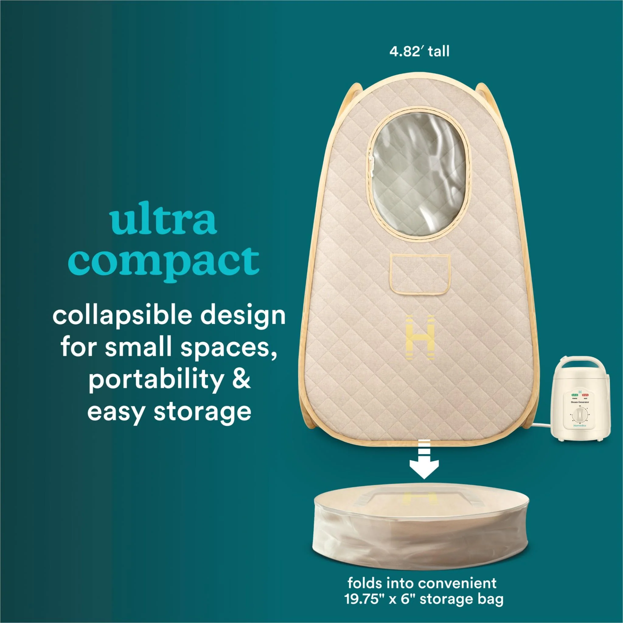 Homedics Portable Steam Sauna - Image 4