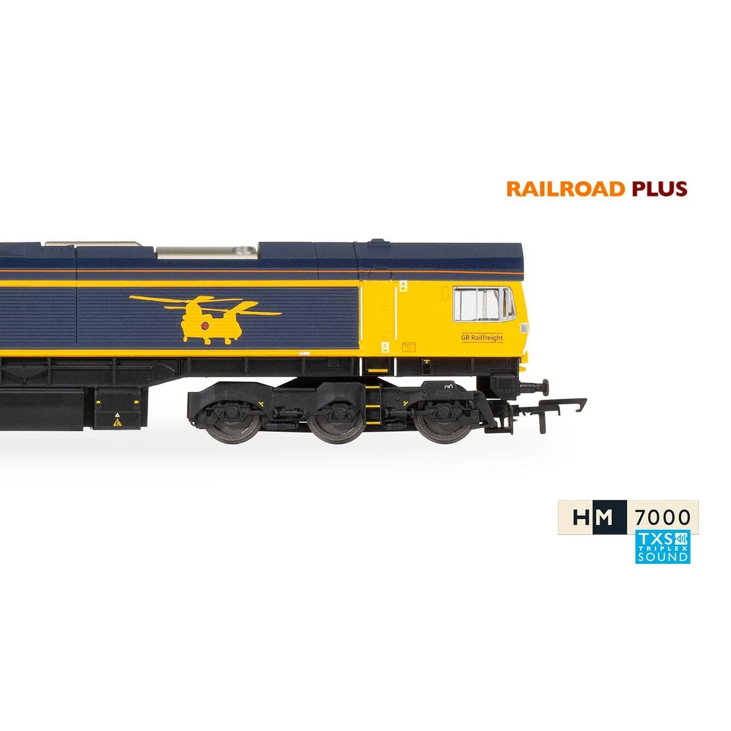 Hornby OO Railroad Plus with Sound GBRF Class 66 - Image 4